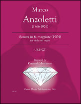 Sonata per Viola e Organo in fa maggiore (1904) Viola and Organ cover